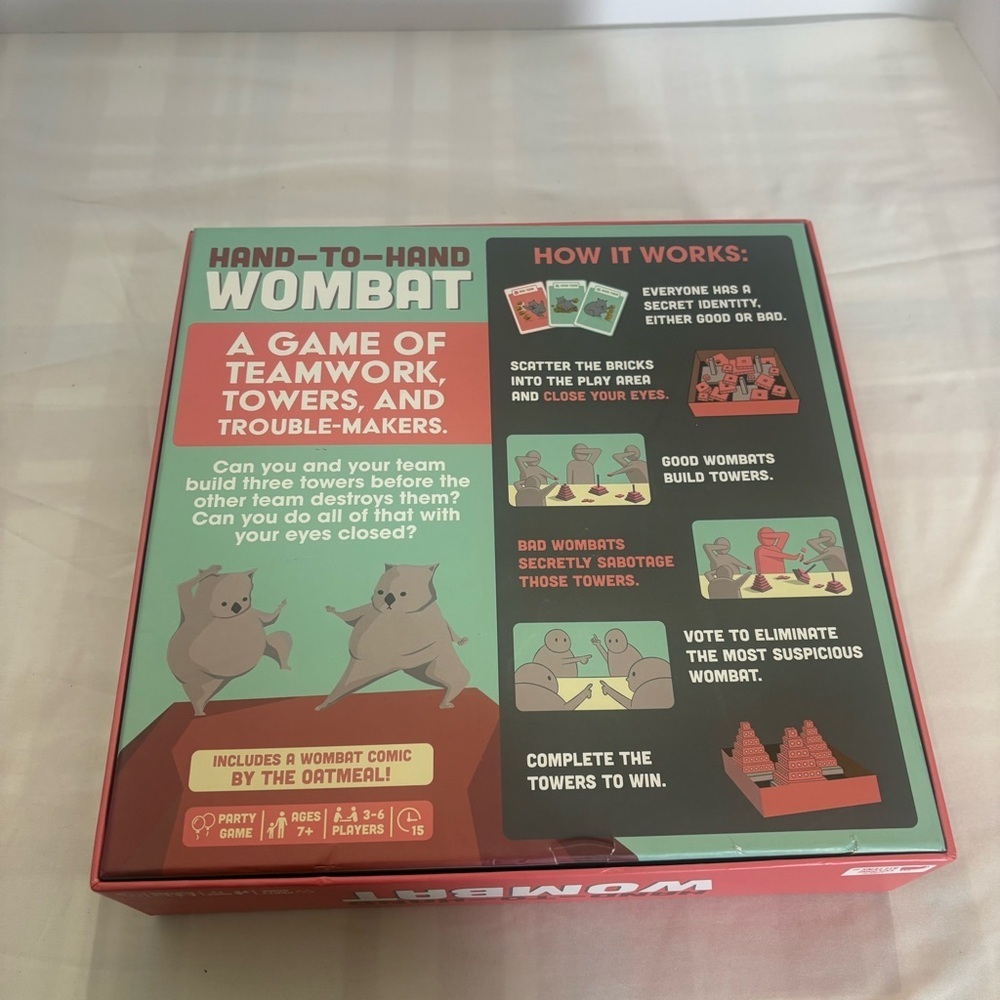 Hand-to-Hand Wombat Game - Red and Gray - Picture 11 of 12